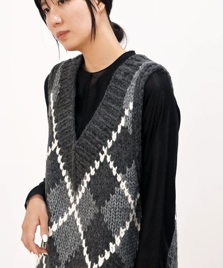 TORRAZZO DONNA ノルディックニットベスト　新品未使用 Torrazzo Donna（トラッゾドンナ）の「【TORRAZZO DONNA