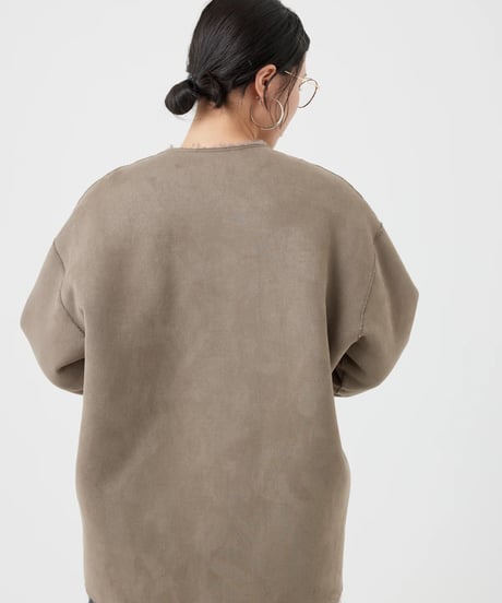 【torrazzo donna（トラッゾドンナ）】エコファーリバーシブルコート