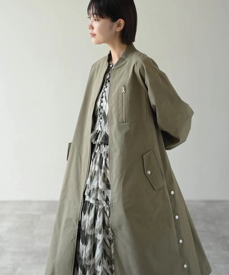 HERENCIA（ヘレンチア）】リブ ロングコート | nulla online