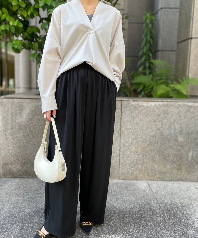 cafune(カフネ)リネンワイドパンツ Cafune 20%OFF Cafune カフネ コットン100％ ツータックワイド