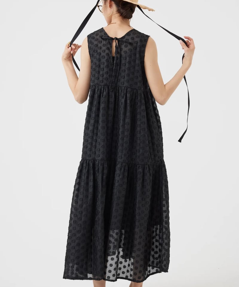 torazzo donna トラッツォドンナ ワンピース シアー torrazzo donna（トラッゾドンナ）】シアーギャザーワンピース