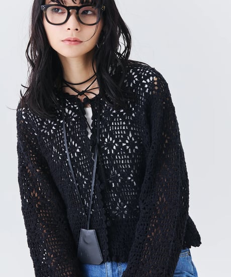 TORRAZZO DONNA トラッゾドンナ ドット刺繍リブニット Torrazzo Donna（トラッゾドンナ） ニット ポロシャツ 6262-462