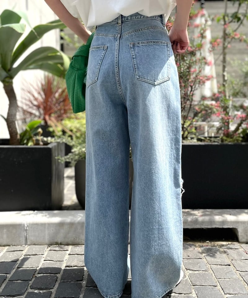 cafune vintage crash denim カーブデニム cafune vintage crash denim カーブデニム - メルカリ
