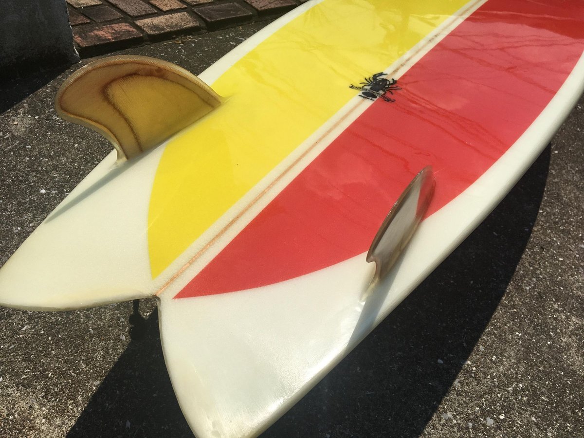 限定値下げ　used　ミッドレングス　7'6\"　フィン5セット、ケース付 限定値下げ used ミッドレングス 7'6