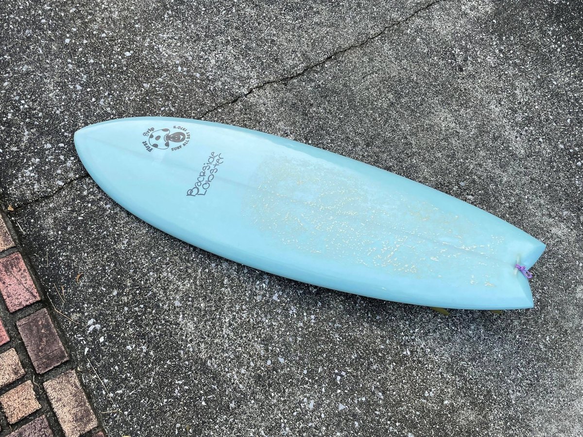 BeHiNDS（旧トラブルサーフ）　フィッシュボード ボイルドフィッシュ BOILED FISH 4FIN 2泊3日 レンタル
