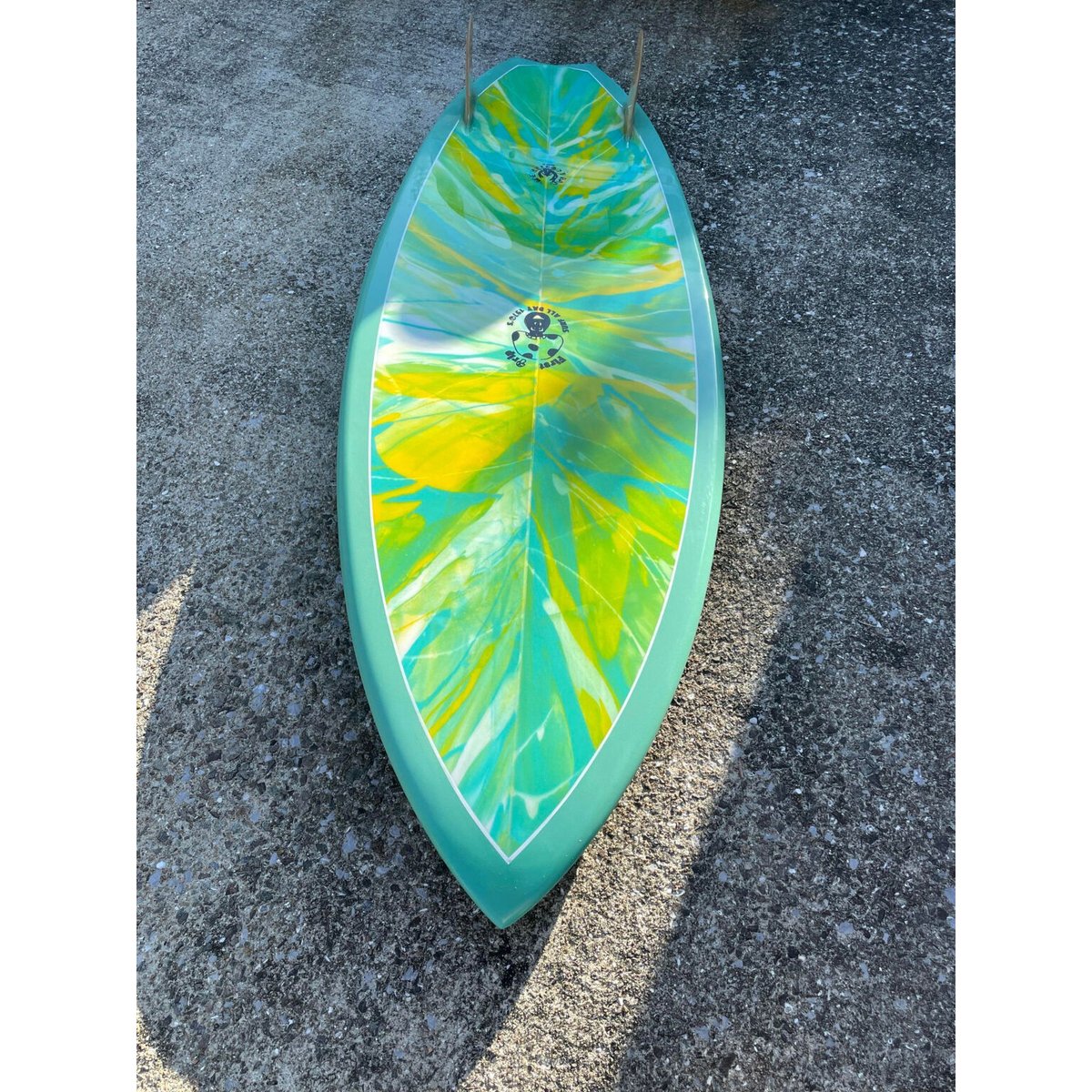 最終値下げ　ムーンテール　ロングボード9.2 フィン付 70年代 BK Hawaii SURFBOARD 10ft Classic3ストリンガー
