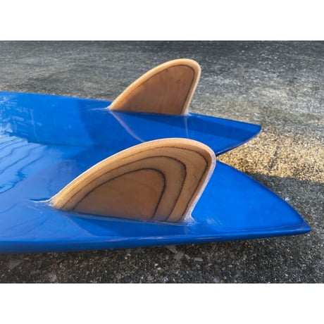 5'3" RETRO FISH TWIN レトロフィッシュ FIRST TRIP サーフボード Creative Wood Keel 2FIN