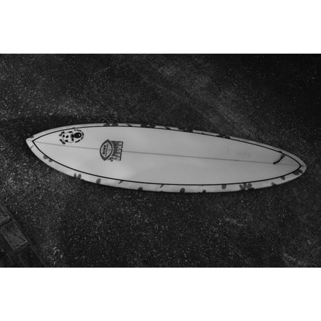 BING SURFBOARDS 6'8" LOTUS Pintail ミッドレングス サーフボード MIDLENGTHS フローラルプリント
