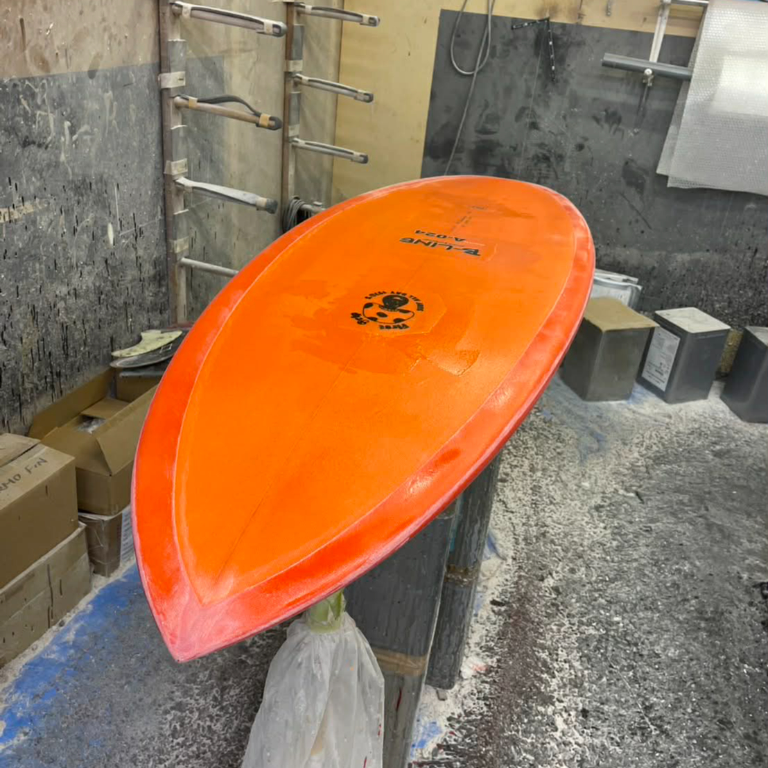 B-LINE × FIRST TRIP × PROGLASS FACTORY SURFBOA