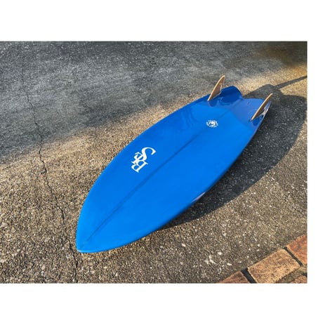 5'3" RETRO FISH TWIN レトロフィッシュ FIRST TRIP サーフボード Creative Wood Keel 2FIN