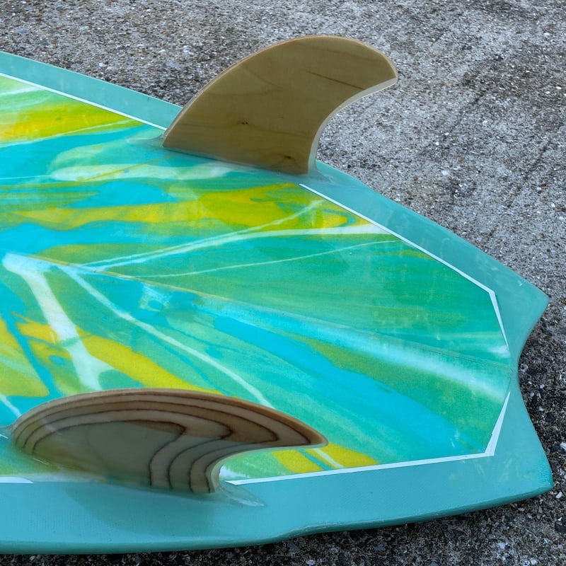 最終値下げ　ムーンテール　ロングボード9.2 フィン付 FIRST TRIP WING MOON ムーンテール サーフボード Creative Woo