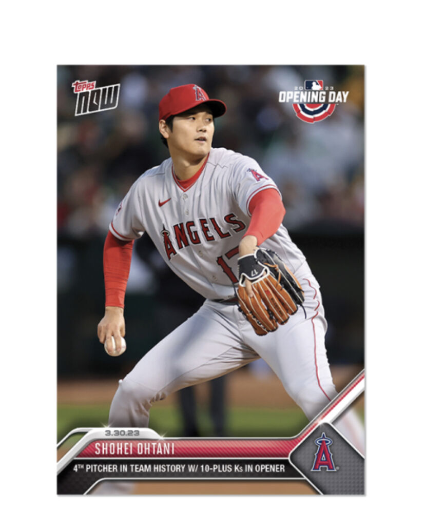 topps now card 大谷翔平 ロサンゼルス・エンゼルス#672 2023 トップス