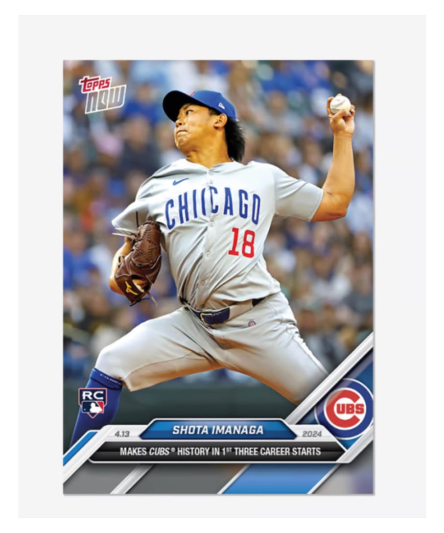 2024 topps now 今永昇太