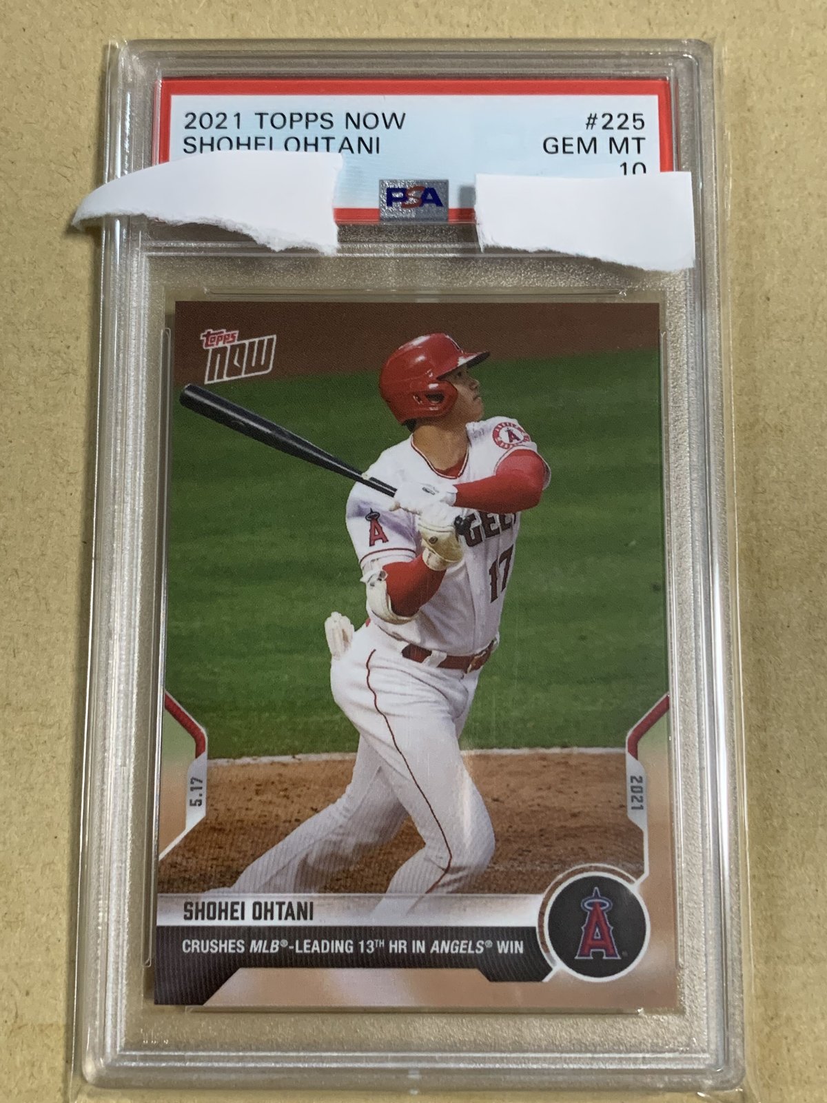 2021 topps now 大谷翔平 psa10トレーディングカード