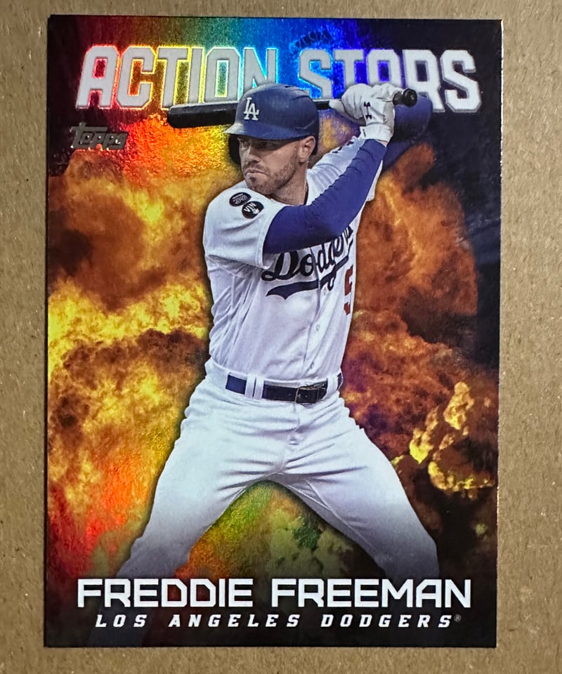 Freddie Freeman Topps Finest 直筆サインカード Freddie Freeman
