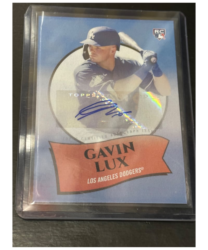 topps GAVIN LUX 直筆サイン ドジャース | sportscards jst