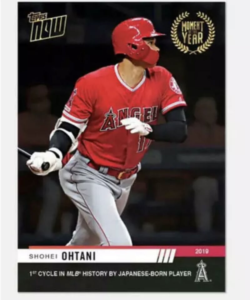 2019 Topps Now Moment of the Year Moy-6 Shohei ...