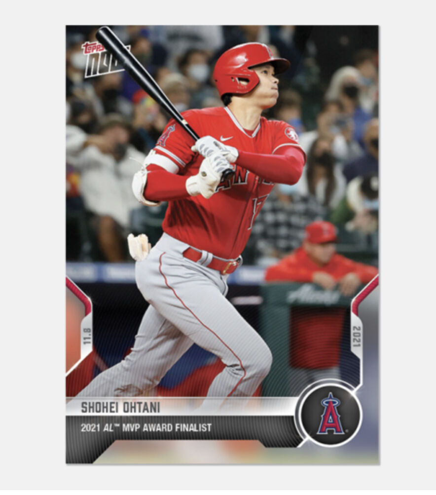 入荷 2021 topps now 大谷翔平 AL MVP ファイナリスト | sportsc
