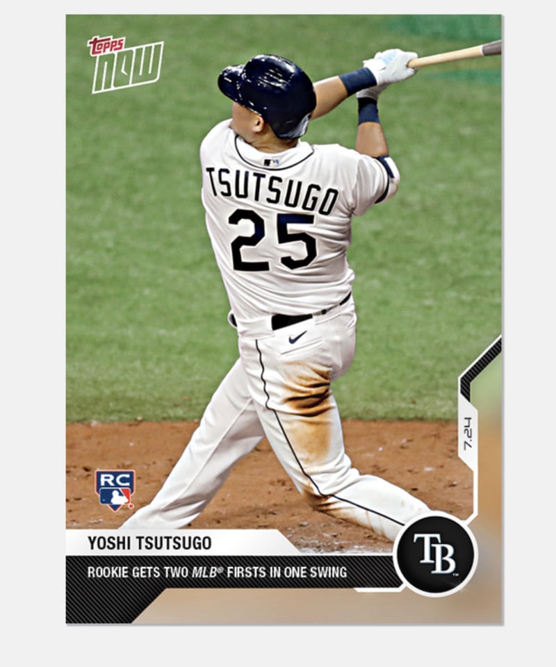 2020 topps now 筒香嘉智 MLB初ホームラン | sportscards jst