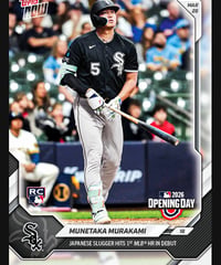 10枚限定　WBC 村上宗隆 入荷 2023 topps now 村上宗隆 WBC 準決勝 | sportscards jst