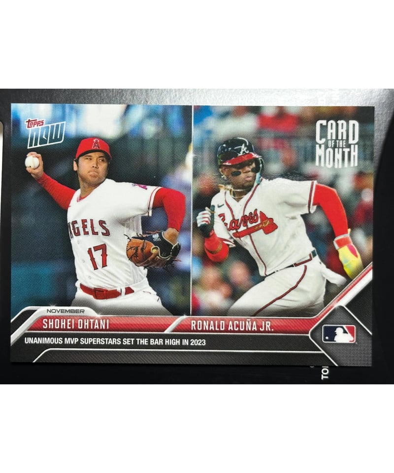 2023 topps now COTM 大谷翔平 ACUNA jr MVP | sportsc