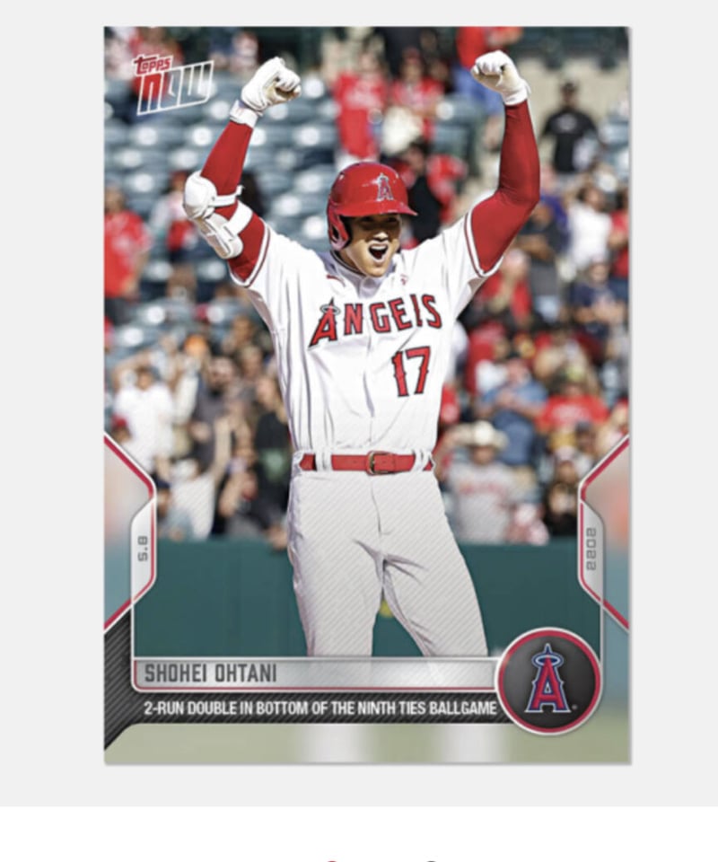 2022 topps now 大谷翔平 MVP /49 psa10
