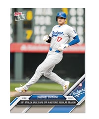 2018 topps now 大谷翔平 50奪三振 | sportscards jst