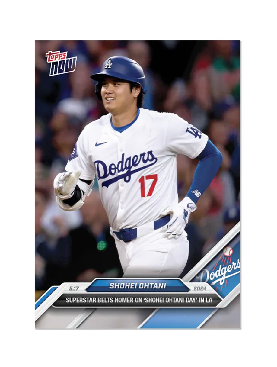 2024 topps now 大谷翔平 大谷翔平の日に13号ホームラン | sportsc
