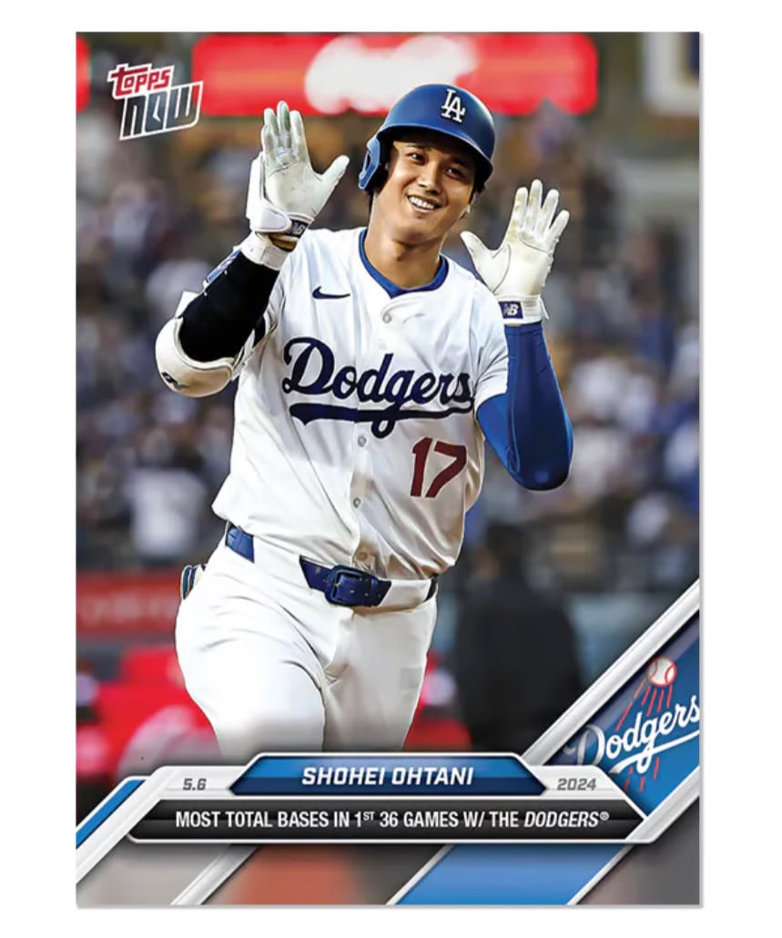 2024 topps now 大谷翔平 今シーズン11号ホームラン | sportscards
