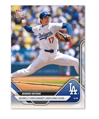 大谷翔平　topps now 2024 ドジャースデビュー　100枚セット 584【大谷翔平/ドジャース】2024 MLB TOPPS NOW [2024.8.23