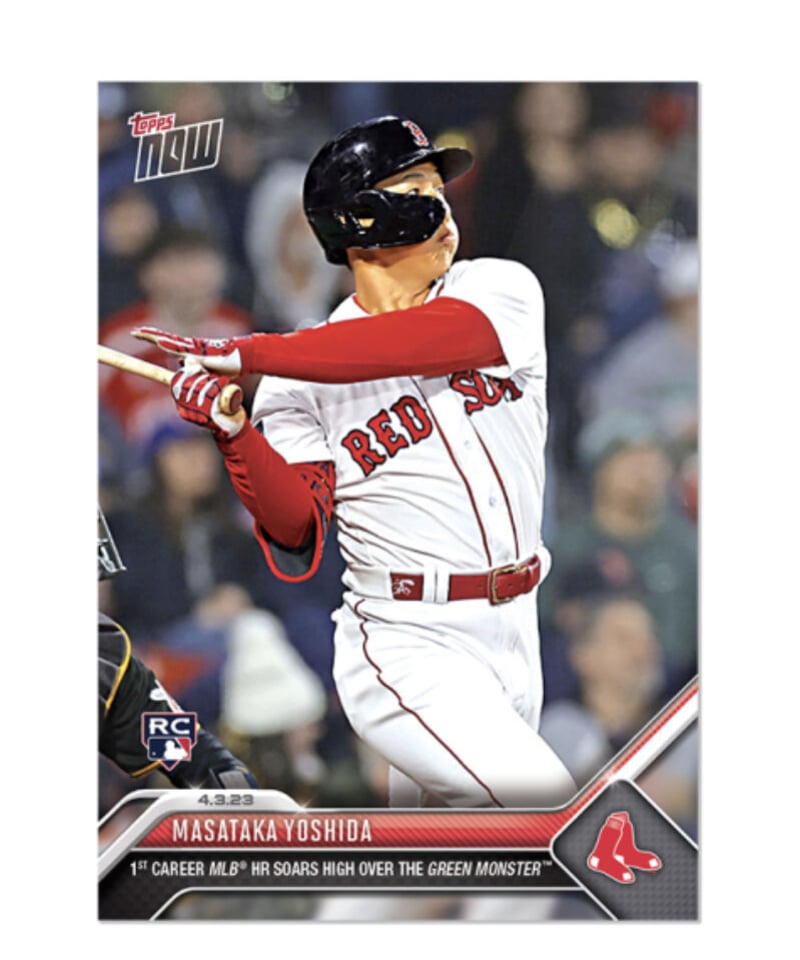 入荷 2023 topps now 吉田正尚 初HR | sportscards jst