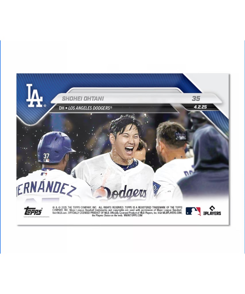 【パープルパラレル】 吉田正尚 開幕戦 topps now シリアル 大谷翔平 2025 topps now 大谷翔平 ボブルヘッドナイト walk-off ホームラン 今季