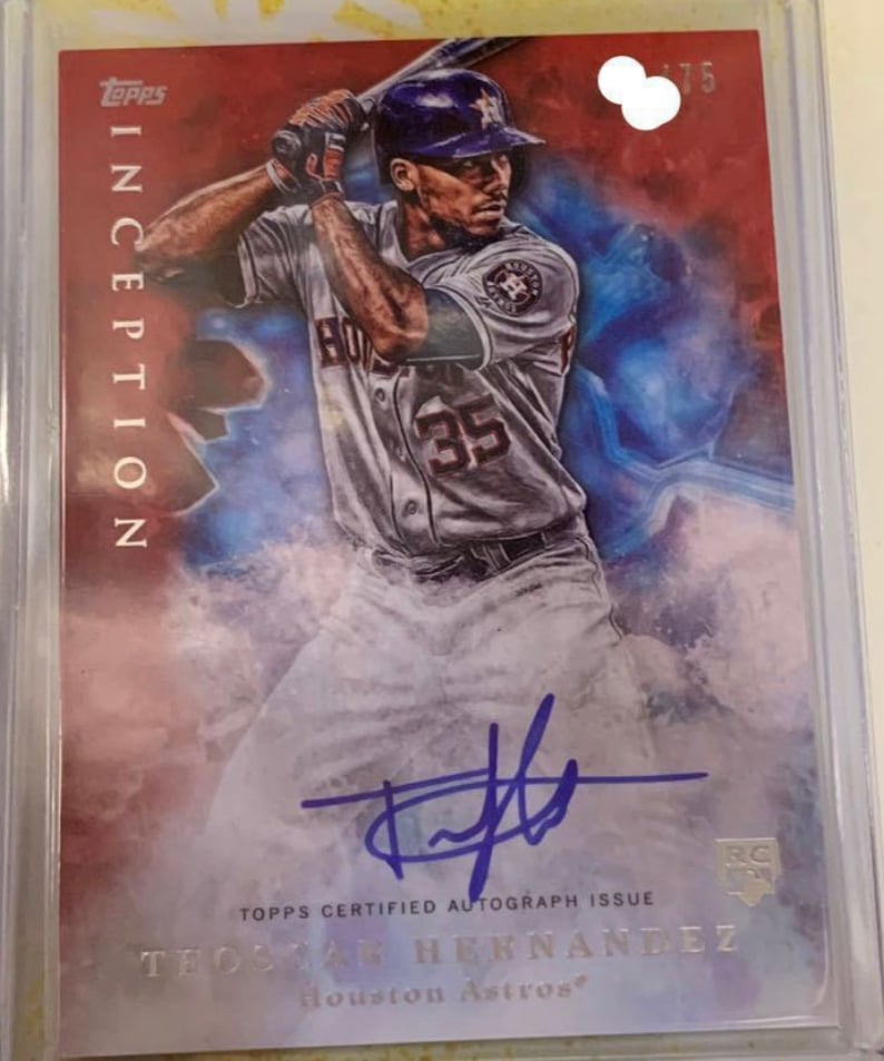 topps Teoscar Hernandez 直筆サイン | sportscards jst