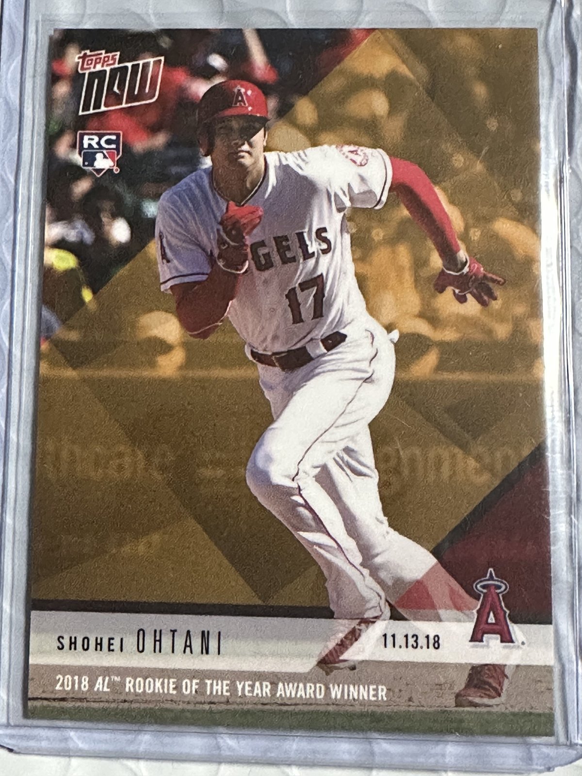 2018 topps now 大谷翔平 新人王　ルーキーカード