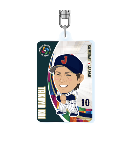 WBC 侍ジャパン ☆クリップマグネット☆キーホルダー☆ツートンカラー