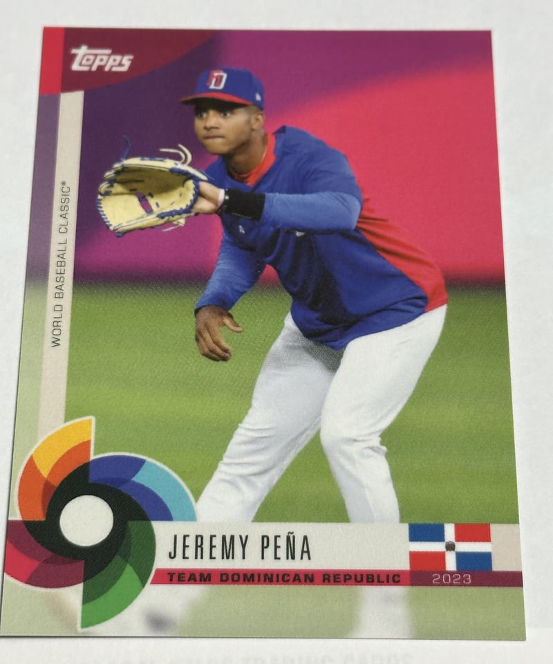 アクーニャJR. 25枚限定ベースレリックTopps 2023 WBC