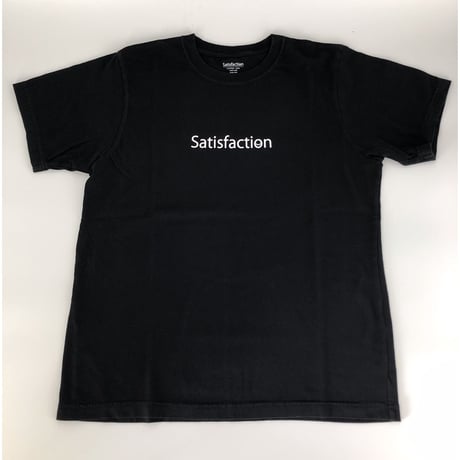 SatisfactionロゴTシャツ ブラック