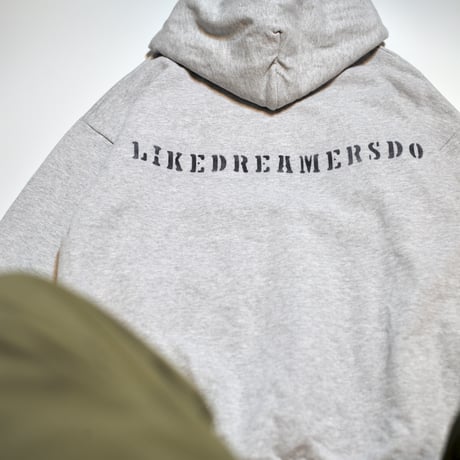 Stencil logo hoodie