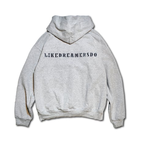 Stencil logo hoodie