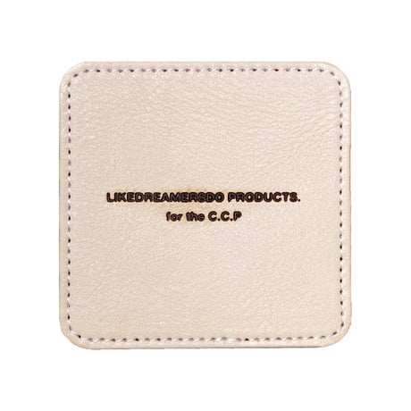 Leather coaster