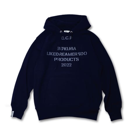 "O of V" Hoodie【NAVY】