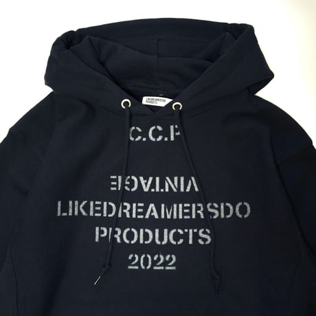 "O of V" Hoodie【NAVY】