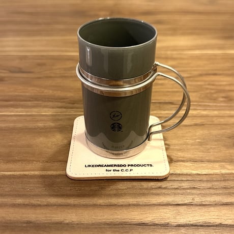 Leather coaster