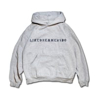 Stencil logo hoodie