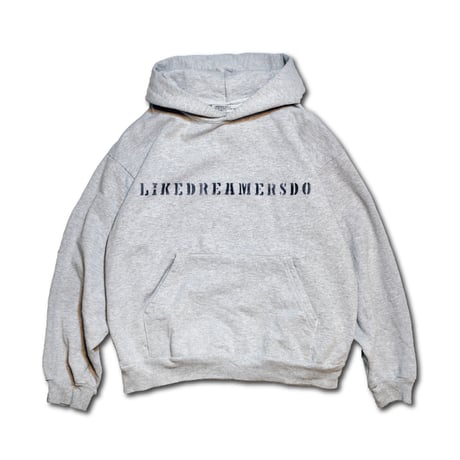 Stencil logo hoodie