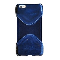 ROBERU Leather Case for iPhone 6 Plus NAVY