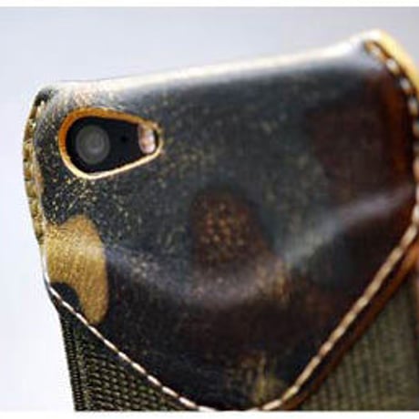 ROBERU Leather Case for iPhone 5s CAMOFLAGE