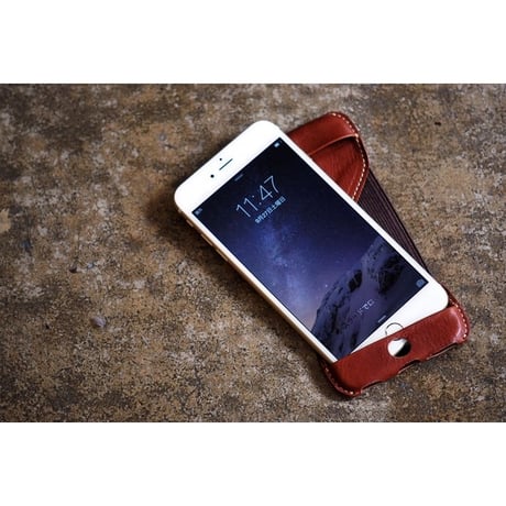 ROBERU Leather Case for iPhone 6 Plus  OLIVE
