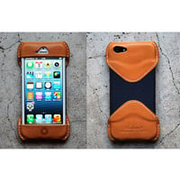 ROBERU Leather Case for iPhone 5 NAVY