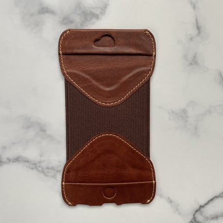 ROBERU Leather Case for iPhone 6 Plus BROWN